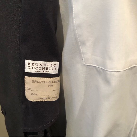 Brunello Cucinelli Dark Grey Wool Blazer Women Size IT46 - Picture 9 of 17